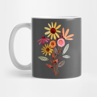 Watercolor Floral Bouquet Mug